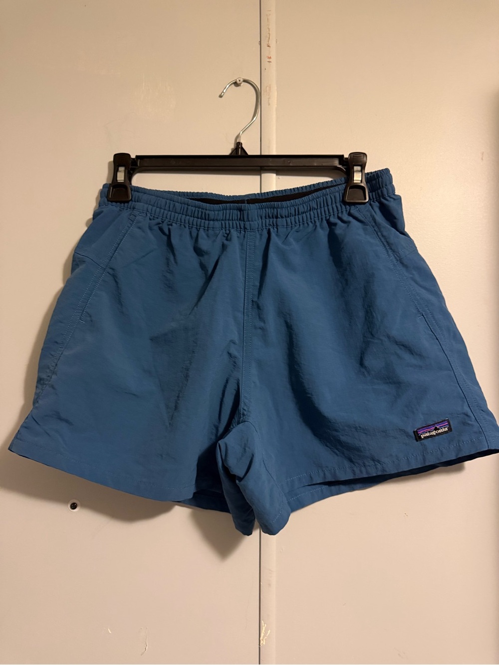 Patagonia Women’s Baggies Shorts Small Blue Teal 5” Nylon Hiking Outdoor SP16 - Picture 2 of 8